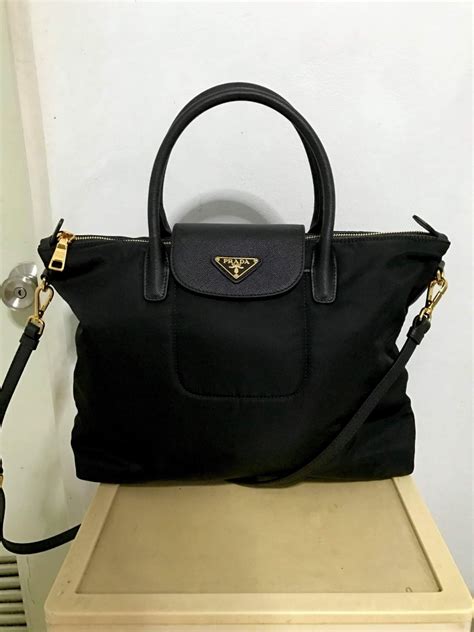 prada bn2106 price|PRADA Logo Nylon Leather 2Way Bag Hand Bag NERO Black B.